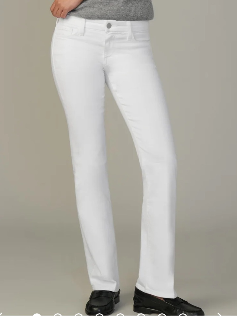 Joe's Jeans White Flared Jeans